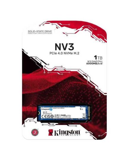 KINGSTON SSD M.2 SNV3S/1000G, 1TB, NVME, PCIE 4.0