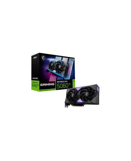 MSI VGA PCI-E NVIDIA GF RTX 5060 TI 16G GAMING OC, 16GB/128BIT, GDDR7, HDMI/3XDP, DUAL FAN, 2 SLOT FANSINK, 3YW.