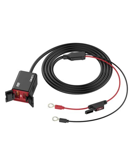 LDNIO ΦΟΡΤΙΣΤΉΣ ΜΟΤΟΣΥΚΛΈΤΑΣ C108 ΜΕ ΚΑΛΏΔΙΟ, USB/USB-C, 60W, ΜΑΎΡΟΣ