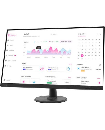LENOVO MONITOR D32-45 31.5'' FHD VA, SLIM BEZEL, HDMI, DP, 3YEARSW