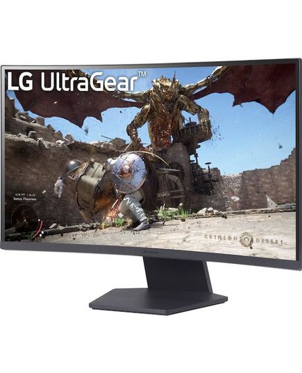 LG MONITOR 27GS60QC-B.AEUQ, CURVED VA QHD, 27", 16:9, 300CD/M2, 3.000:1, 1MS, 180HZ, 2560X1440, 2XHDMI/ 1XDP/ HP OUT, BLACK, 2YW.