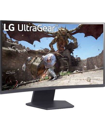 LG MONITOR 27GS60QC-B.AEUQ, CURVED VA QHD, 27", 16:9, 300CD/M2, 3.000:1, 1MS, 180HZ, 2560X1440, 2XHDMI/ 1XDP/ HP OUT, BLACK, 2YW.
