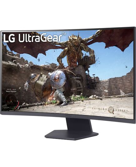 LG MONITOR 32GS60QC-B.AEUQ, CURVED VA QHD, 31.5", 16:9, 300CD/M2, 3.000:1, 1MS, 180HZ, 2560X1440, 2XHDMI/ 1XDP/ HP OUT, BLACK, 2YW.