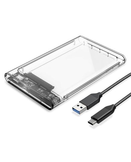 ORICO ΘΉΚΗ ΓΙΑ 2.5" SATA HDD/SSD 2139C3, 5GBPS, ΔΙΆΦΑΝΗ