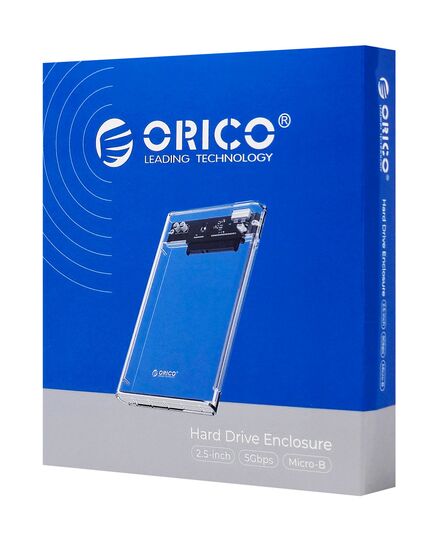 ORICO ΘΉΚΗ ΓΙΑ 2.5" SATA HDD/SSD 2139U3, 5GBPS, ΔΙΆΦΑΝΗ