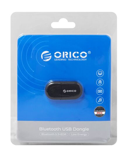 ORICO USB ΑΝΤΆΠΤΟΡΑΣ BLUETOOTH 5.3 BTA-53, ΜΑΎΡΟΣ