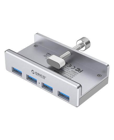 ORICO USB HUB MH4PU-P ΜΕ ΣΦΙΓΚΤΉΡΑ, 4X ΘΥΡΏΝ, 5GBPS, USB ΣΎΝΔΕΣΗ, ΑΣΗΜΊ