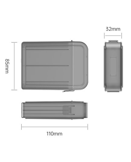 ORICO ΘΉΚΗ ΠΡΟΣΤΑΣΊΑΣ ΓΙΑ 2X 2.5" HDD PPH25, ΓΚΡΙ/ΔΙΆΦΑΝΗ
