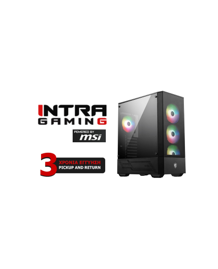INTRA PC AMD GAMING, AMD RYZEN 5 5500, 16GB DDR4 3200MHZ, NVIDIA VGA RTX 3050 6GB, 512GB SSD NVME, LAN GB, MIDI TOWER, 600W PSU, WIN11HOME, 3YW.