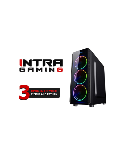 INTRA PC GAMING 14TH GEN FREE, INTEL CORE I3 14100F, 16GB DDR4 3200MHZ, NVIDIA VGA GF GT 1030 4GB, 512GB SSD NVME PCI-E, LAN GB, MIDI TOWER, 600W PSU, NO_OS, 3YW.