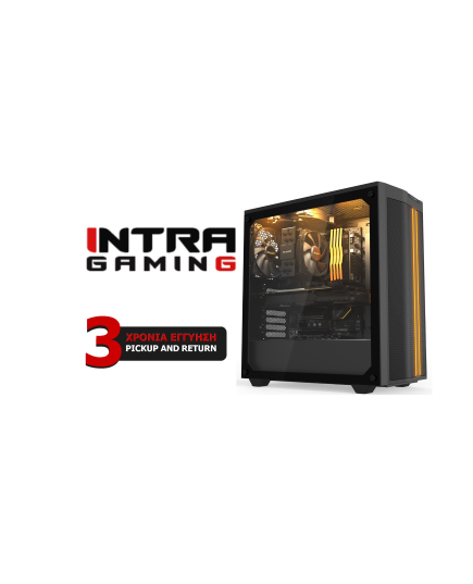 INTRA PC GAMING 14TH GEN, INTEL CORE I5 14400F, 16GB DDR4 3200MHZ, NVIDIA VGA RTX 4060 8GB, 1TB SSD NVME PCI-E, LAN GB, MIDI TOWER, 650W PSU, WIN11HOME, 3YW.
