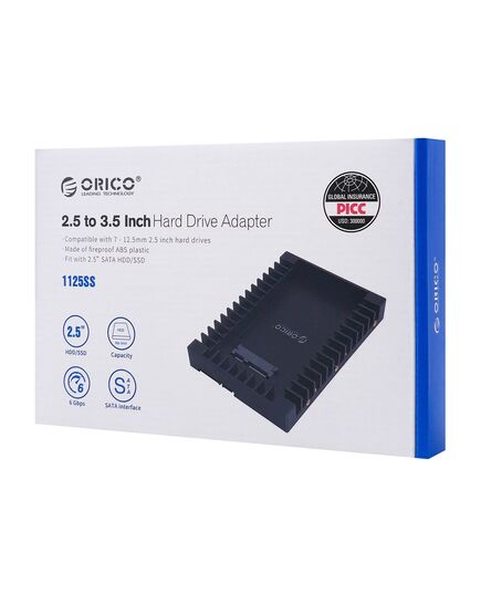 ORICO TRAY ΜΕΤΑΤΡΟΠΉΣ ΑΠΌ 3.5" ΣΕ 2.5" 1125SS-V1, 6GBPS, ΜΑΎΡΟ
