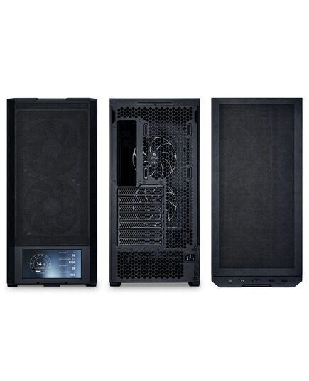LIAN LI LANCOOL 207 DIGITAL BLACK - 6" LCD SCREEN - ATX PC CASE (4 FANS) 2 X 140MM & 2 X 120MM PWM