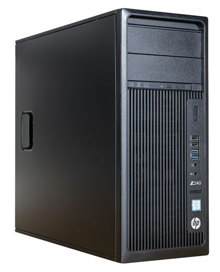 HP WORKSTATION Z240 MT, REFURBISHED GRADE A REPAINTED, I5-6600, 8/500GB HDD, DVD-RW, K620, FREEDOS
