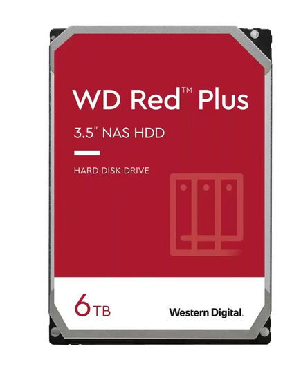 ΔΙΣΚΟΣ WD RED PLUS 6TB WD60EFPX