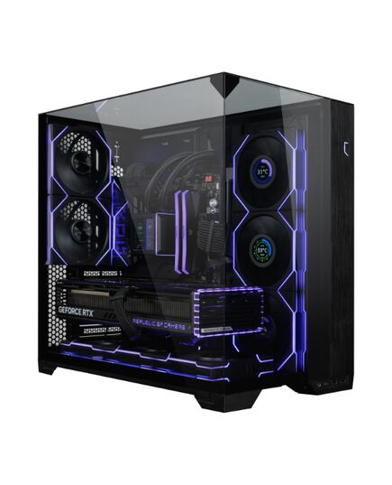 LIAN LI UNI FAN TL-LCD WIRELESS REVERSE 120 BLACK (1PC) CASE FAN