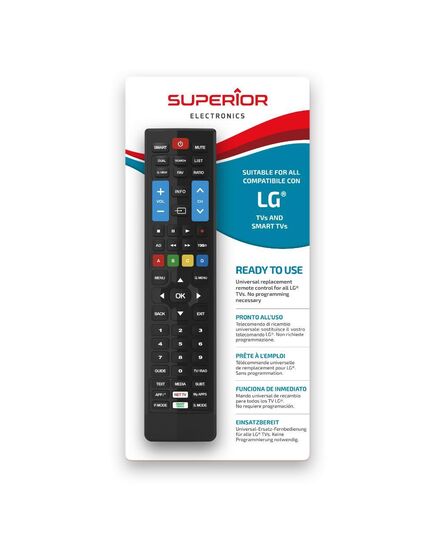 SUPERIOR ΤΗΛΕΧΕΙΡΙΣΤΉΡΙΟ ΑΝΤΙΚΑΤΆΣΤΑΣΗΣ ΓΙΑ LG SMART - PLUG & PLAY (SUPTRB034) (SPRSUPTRB034)