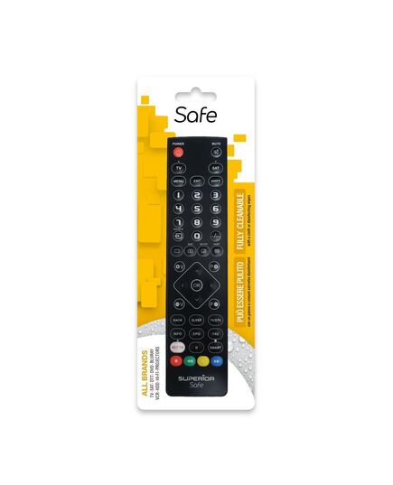 SUPERIOR ΠΡΟΓΡΑΜΜΑΤΙΖΌΜΕΝΟ ΤΗΛΕΧΕΙΡΙΣΤΉΡΙΟ SLIM SAFE BLACK - WASHABLE (SUPTPB021) (SPRSUPTPB021)
