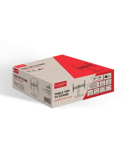 SUPERIOR ΕΠΙΤΡΑΠΈΖΙΑ ΓΥΆΛΙΝΗ ΒΆΣΗ ΤΗΛΕΌΡΑΣΗΣ TABLETOP 37"-70" (SUPSTV020) (SPRSUPSTV020)