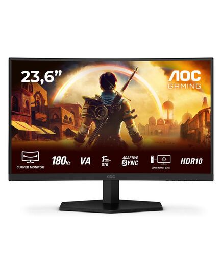 AOC C24G42E CURVED FHD GAMING MONITOR 24'' WITH SPEAKERS (C24G42E) (AOCC24G42E)