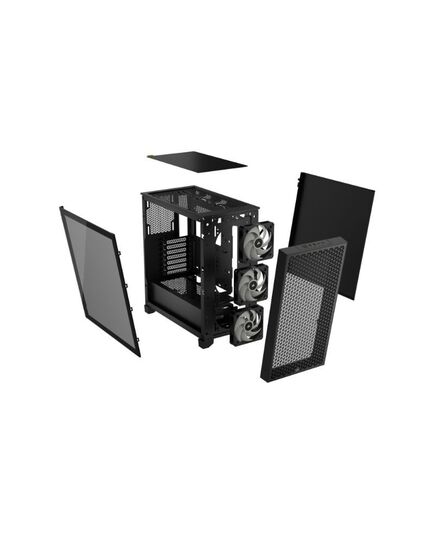 CORSAIR MID TOWER ATX CASE 3000D RGB AIRFLOW WINDOWED TEMPERED GLASS - BLACK - CC-9011255-WW