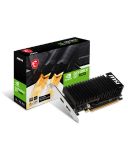 MSI VGA PCI-E NVIDIA GF GT 1030 4GHD4 LP OC, 4GB/64BIT, DDR4, HDMI/DISPLAY PORT, 2 SLOT HEATSINK, 3YW.