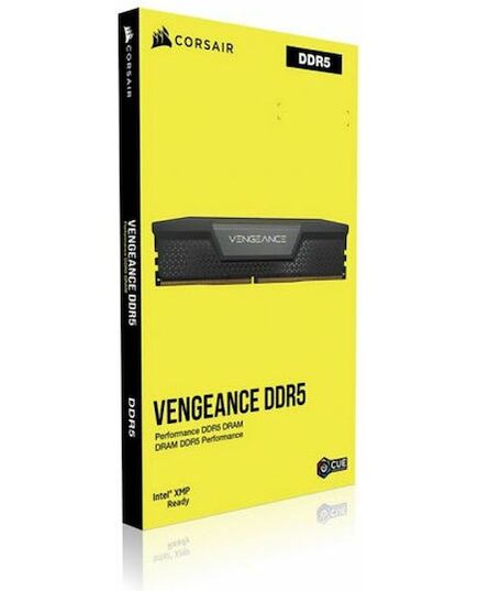 CORSAIR RAM DIMM XMS5 KIT 2X16GB CMK32GX5M2E6200C36, DDR5, 6200MHZ, LATENCY 36-46-46-100, 1.4V, VENGEANCE, XMP 3.0, BLACK, LTW.