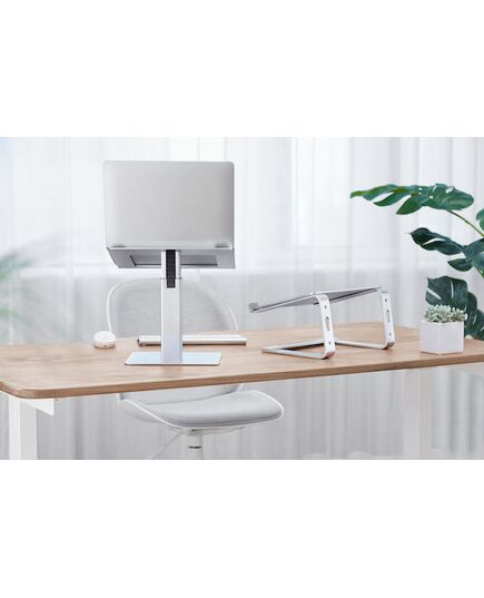 GEMBIRD NOTEBOOK STAND WITH HEIGHT ADJUSTMENT 15 6 SILVER (NBS-D1-02) (GEMNBS-D1-02)