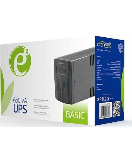 GEMBIRD LINE-INTERACTIVE 650VA 390W ΜΕ 2 SCHUKO ΠΡΊΖΕΣ (EG-UPS-B650) (GEMEG-UPS-B650)