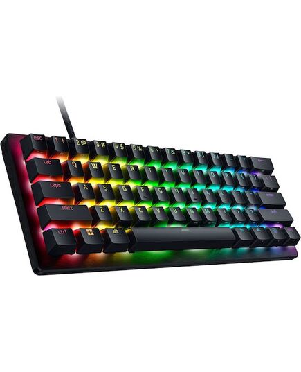 RAZER HUNTSMAN V3 PRO MINI WHITE ANALOG -  60% OPTICAL GAMING KEYBOARD - RAPID TRIGGER - US LAYOUT