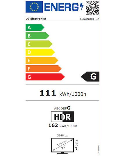 LG 65NANO81T3A SMART TV 4K LED 65" (65NANO81T3A) (LG65NANO81T3A)