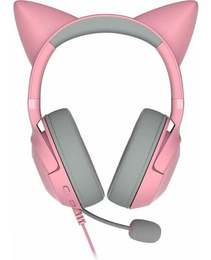 RAZER KRAKEN KITTY V2 PINK RGB USB 7.1 GAMING HEADSET KITTY EARS PC / PS5 / SWITCH (RZ04-04730200-R3M1) (RAZRZ04-04730200-R3M1)