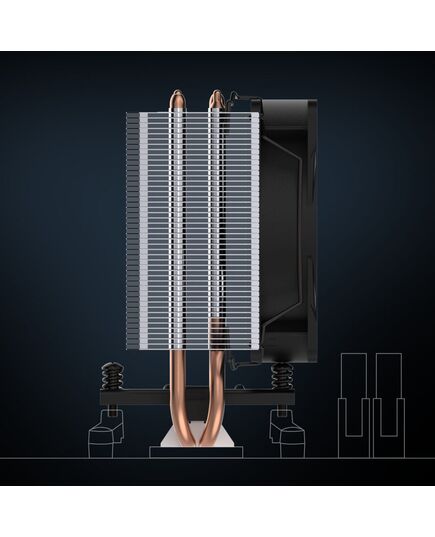 ARCTIC FREEZER 8A CO – CPU COOLER AMD AM5, AM4, DIRECT TOUCH DUAL 12CM PRESSURE DUAL BALL BEARING
