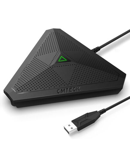 CMTECK ΕΠΙΤΡΑΠΈΖΙΟ ΜΙΚΡΌΦΩΝΟ M001, OMNIDIRECTIONAL, USB, ΜΑΎΡΟ