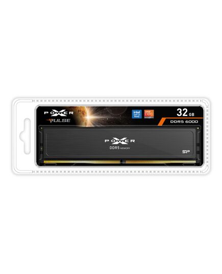 SILICON POWER ΜΝΉΜΗ DDR5 UDIMM XPOWER PULSE, 32GB, 6000MHZ, CL38