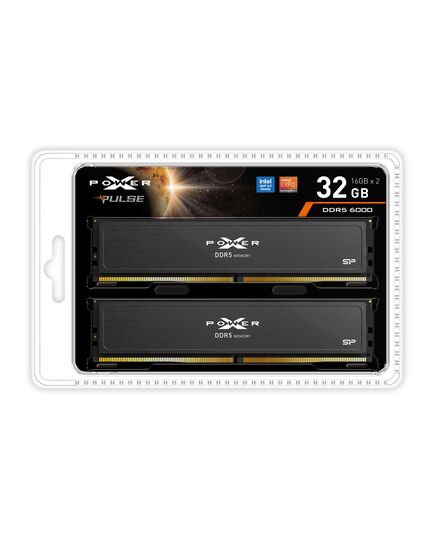 SILICON POWER ΜΝΉΜΗ DDR5 UDIMM XPOWER PULSE ΜΕ 2X 16GB MODULES, 6000MHZ, CL36