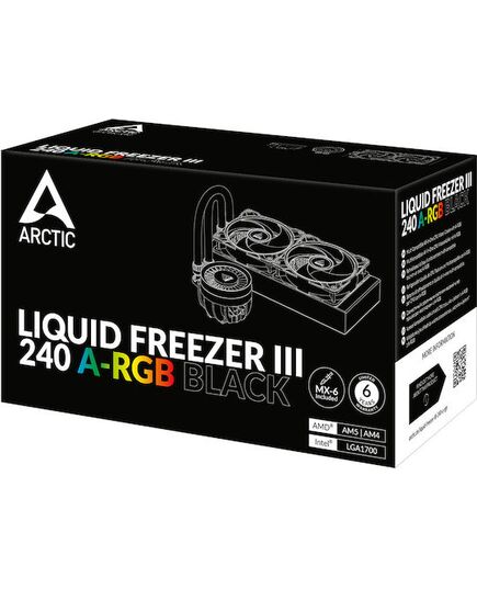 ARCTIC LIQUID FREEZER III PRO 240 A-RGB (BLACK) IMPROVED AIO CPU WATER COOLER 1700,1851,AM4,AM5