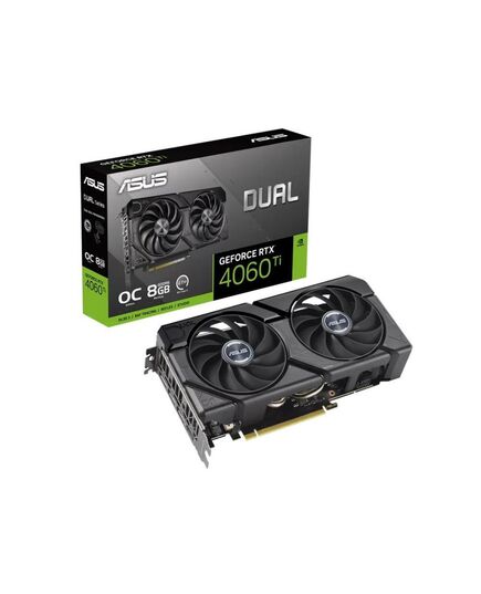 ASUS DUAL -RTX4060TI-O8G-EVO NVIDIA GEFORCE RTX 4060 TI 8 GB GDDR6 (90YV0J49-M0NA00) (ASU90YV0J49-M0NA00)