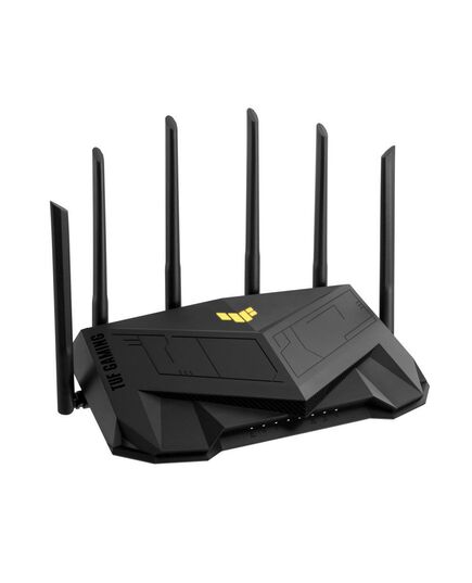 ASUS TUF GAMING AX6000 (TUF-AX6000) WIRELESS ROUTER GIGABIT ETHERNET DUAL-BAND (2.4 GHZ / 5 GHZ) BLACK (90IG07X0-MO3C00) (ASU90IG07X0-MO3C00)