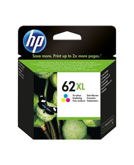 HP 62XL ORIGINAL HIGH (XL) YIELD CYAN, MAGENTA, YELLOW