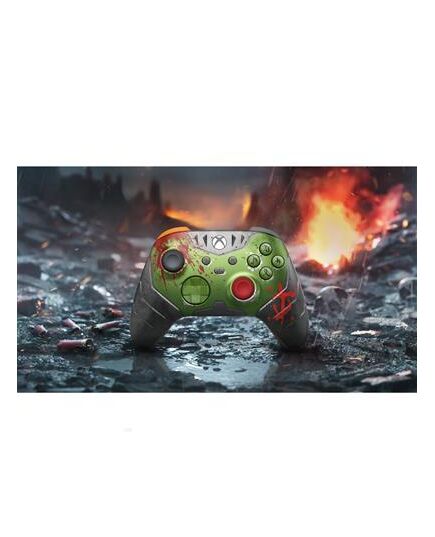 MICROSOFT XBOX WIRELESS CONTROLLER - DOOM: THE DARK AGES LIMITED EDITION MULTICOLOUR BLUETOOTH GAMEPAD ANALOGUE / DIGITAL XBOX SERIES S, ANDROID, XBOX SERIES X, IOS, PC