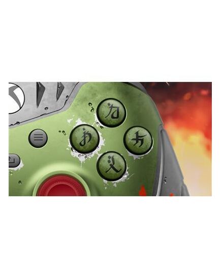 MICROSOFT XBOX WIRELESS CONTROLLER - DOOM: THE DARK AGES LIMITED EDITION MULTICOLOUR BLUETOOTH GAMEPAD ANALOGUE / DIGITAL XBOX SERIES S, ANDROID, XBOX SERIES X, IOS, PC