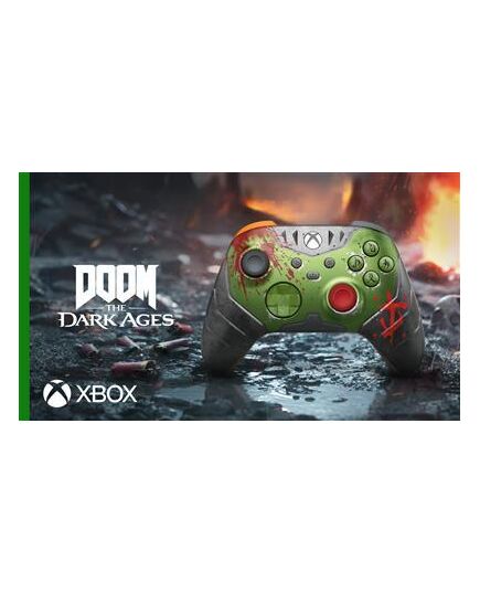 MICROSOFT XBOX WIRELESS CONTROLLER - DOOM: THE DARK AGES LIMITED EDITION MULTICOLOUR BLUETOOTH GAMEPAD ANALOGUE / DIGITAL XBOX SERIES S, ANDROID, XBOX SERIES X, IOS, PC