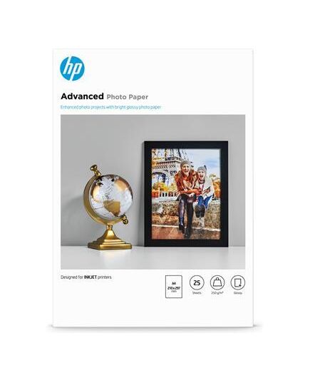 HP Q5456A PHOTO PAPER BLACK,BLUE,WHITE GLOSS A4
