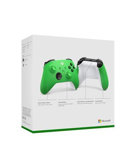 MICROSOFT XBOX WIRELESS GREEN BLUETOOTH/USB GAMEPAD ANALOGUE / DIGITAL ANDROID, PC, XBOX ONE, XBOX SERIES S, XBOX SERIES X, IOS