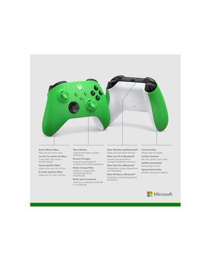 MICROSOFT XBOX WIRELESS GREEN BLUETOOTH/USB GAMEPAD ANALOGUE / DIGITAL ANDROID, PC, XBOX ONE, XBOX SERIES S, XBOX SERIES X, IOS