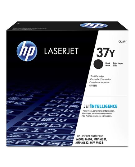 HP 37Y LASERJET BLACK TONER EHC (41K) (CF237Y) (HPCF237Y)