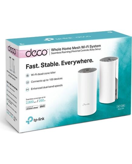 NW TP AC1200 WHOLEH MESH DECO E4(2-PACK)