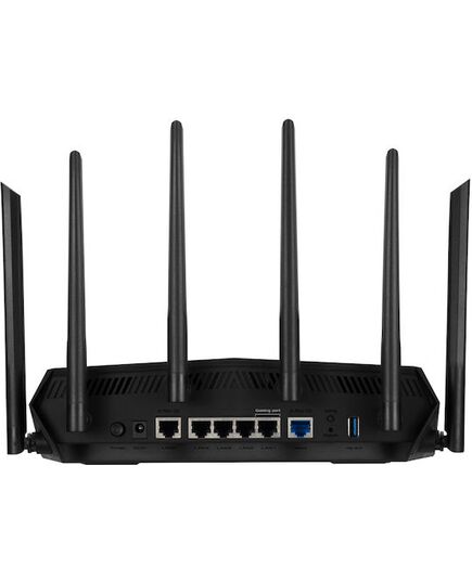 ASUS TUF GAMING AX6000 (TUF-AX6000) WIRELESS ROUTER GIGABIT ETHERNET DUAL-BAND (2.4 GHZ / 5 GHZ) BLACK (90IG07X0-MO3C00) (ASU90IG07X0-MO3C00)