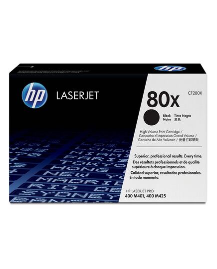 HP 80Χ LASEJET BLACK TONER HC (6.9K) (CF280X) (HPCF280X)